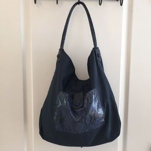 Reversible Falchi Navy Blue and Black Bag
